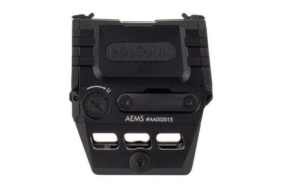 Holosun AEMS Circle Dot Micro Red Dot Sight features a side-mounted 2032 battery